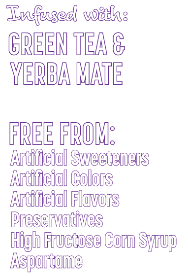 Teatopia Zen Focus, Infused with Green Tea & Yerba Mate, Contains no Artificial Sweeteners, Artificial Colors, Artificial Flavors, Preservatives, High Fructose Corn Syrup & Aspartame Teatopia Zen Focus, Infused with Green Tea & Yerba Mate, Contains no Artificial Sweeteners, Artificial Colors, Artificial Flavors, Preservatives, High Fructose Corn Syrup & Aspartame